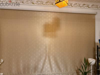 Golden design curtain