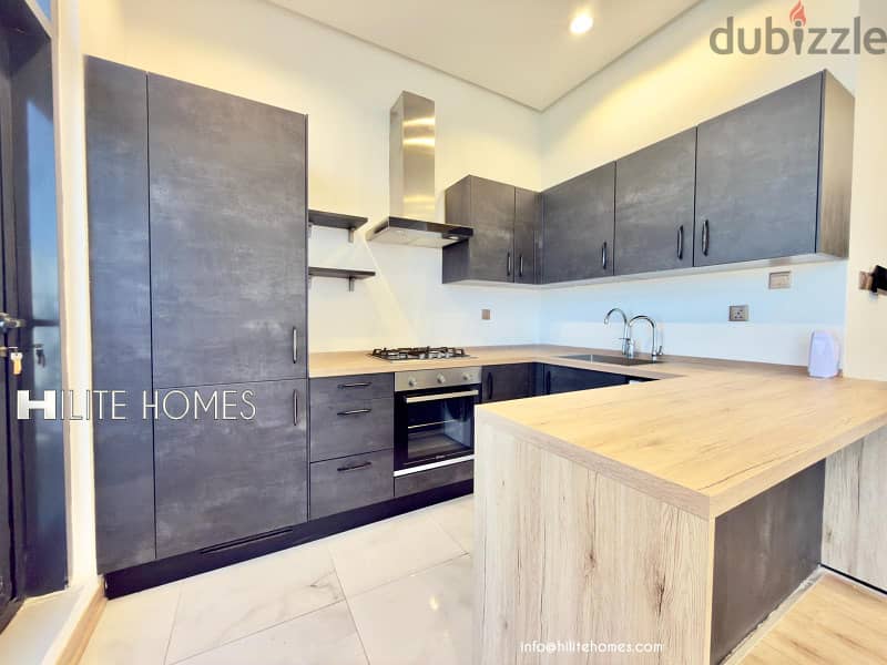 Seaview 2 bedroom semi furnished apartment for rent in Sabah Al Salem 1