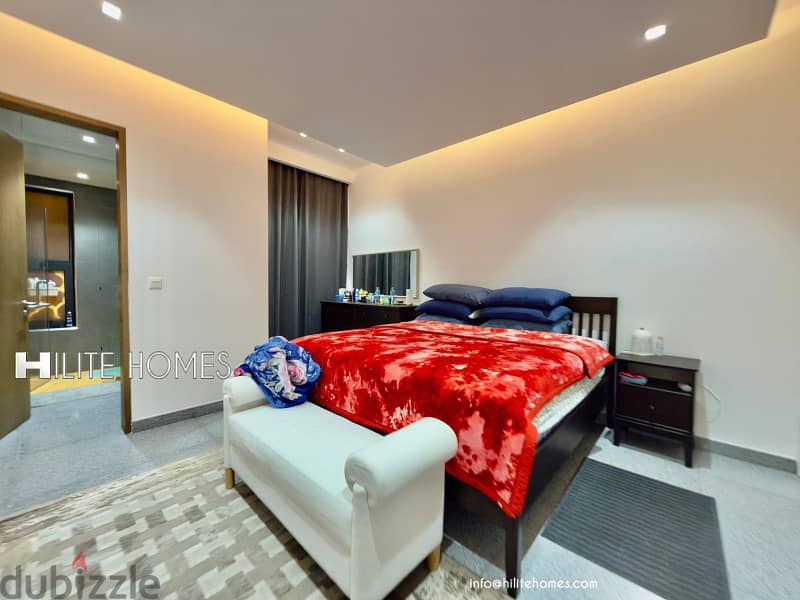 Modern three bedroom furnished apartment for rent in Sabah al Salem 2