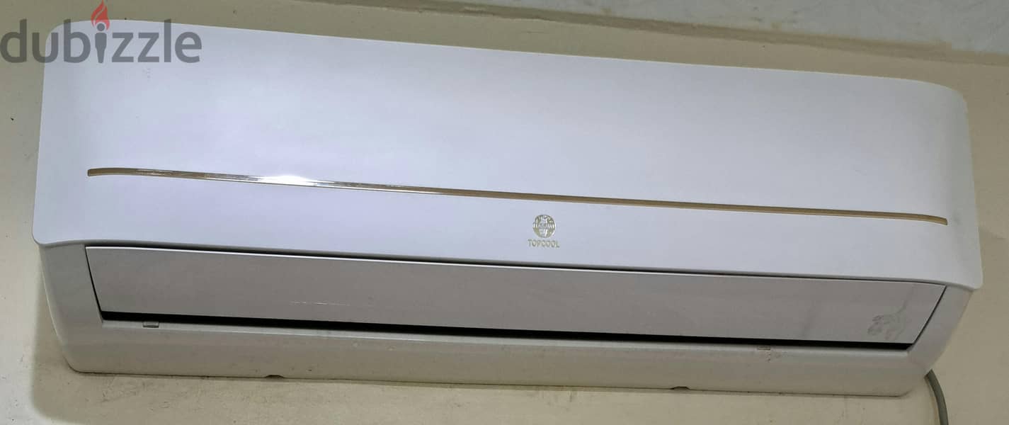 one cupboard,two ac and one bed 1
