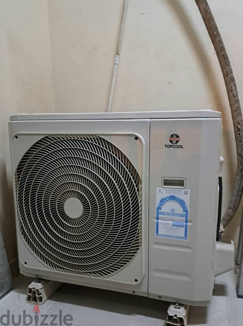 one cupboard,two ac and one bed 2