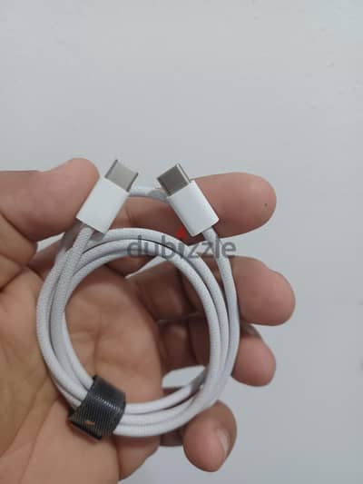 كابل آبل أصلي 100% وكالة مضفر USB-C (بحالة الجديد