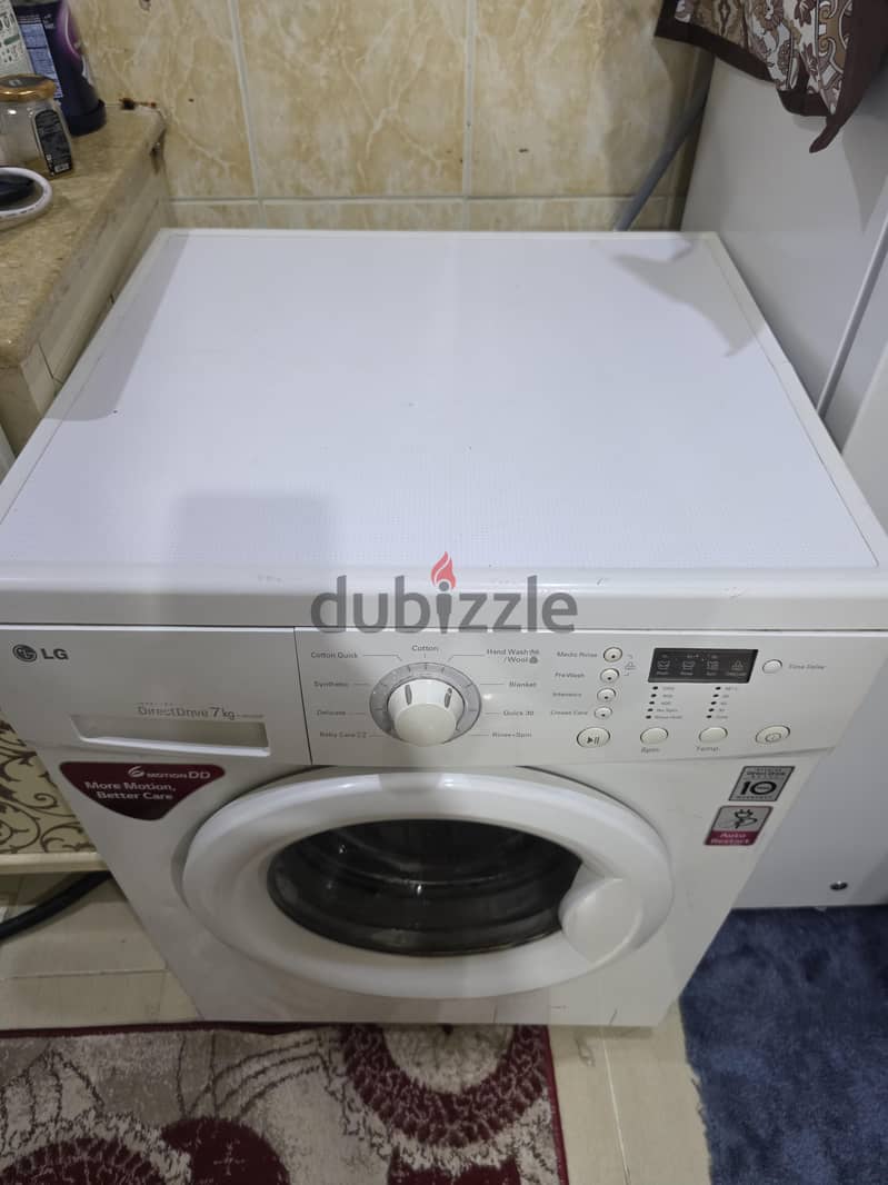 7 KG LG AUTOMATIC WASHING MACHINE FRONT LOAD 1