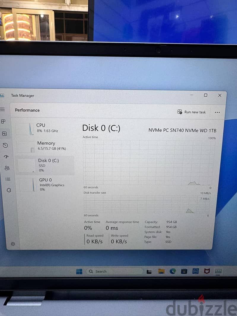 Intel i7 150u RaM 16GB DDR 5 SSD NvMe 1TB 14inch 1