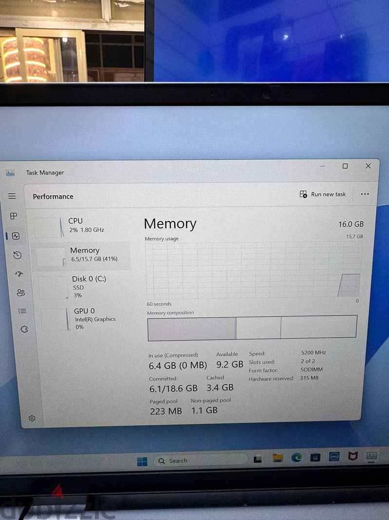 Intel i7 150u RaM 16GB DDR 5 SSD NvMe 1TB 14inch 5