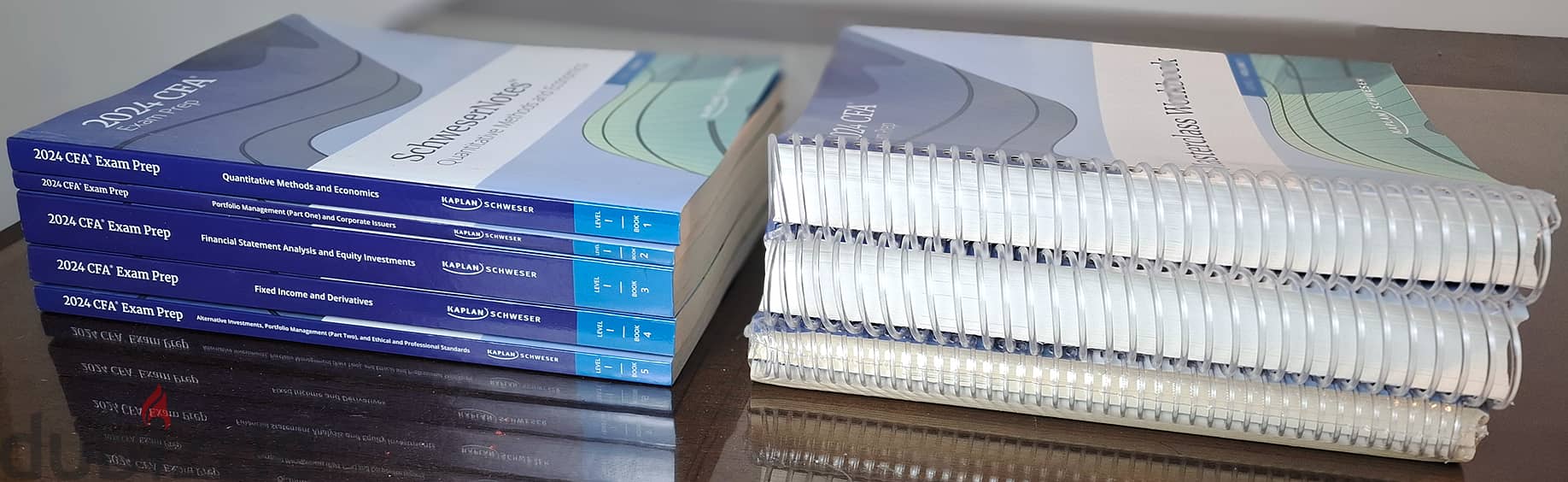 Official CFA Books + Kaplan Schweser CFA - Complete Set 3