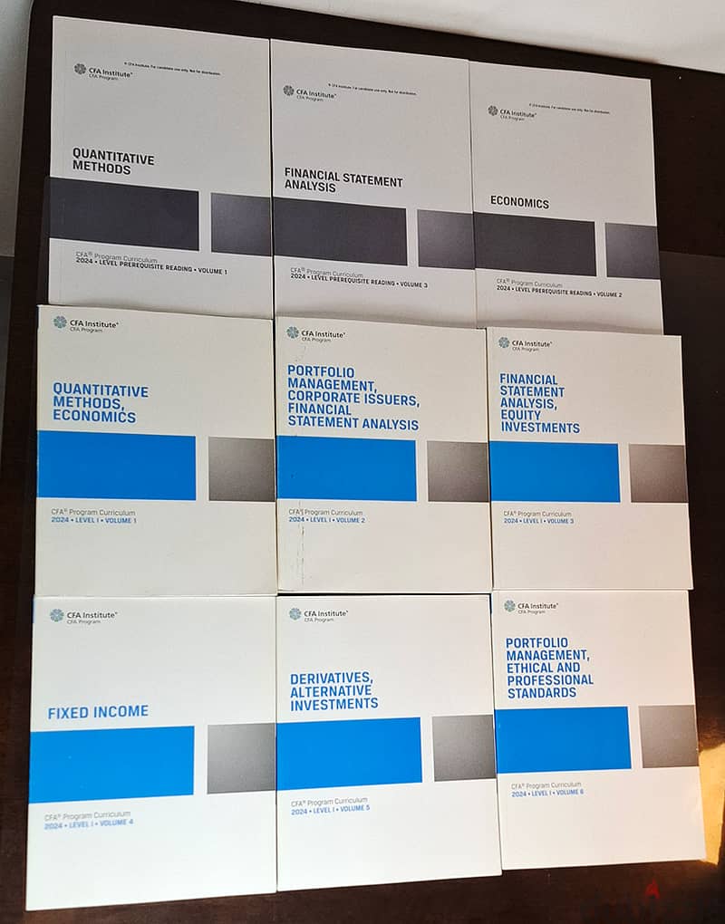 Official CFA Books + Kaplan Schweser CFA - Complete Set 5