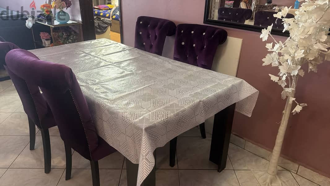bedroom set with dining table and Center Table for sale 10