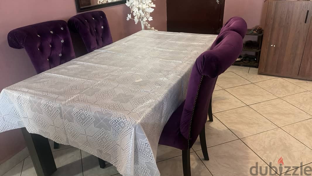 bedroom set with dining table and Center Table for sale 13