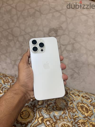 IPhone 16 Pro max 256 Gb White Titanium In Best Condition 93% Battery