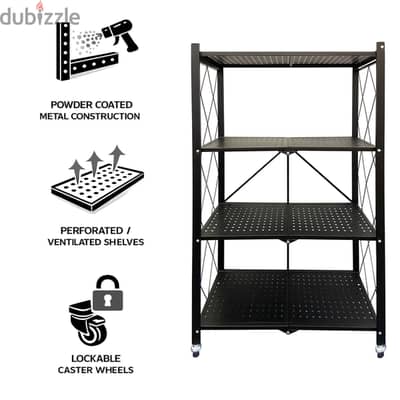 4 layer foldeble kitchen rack