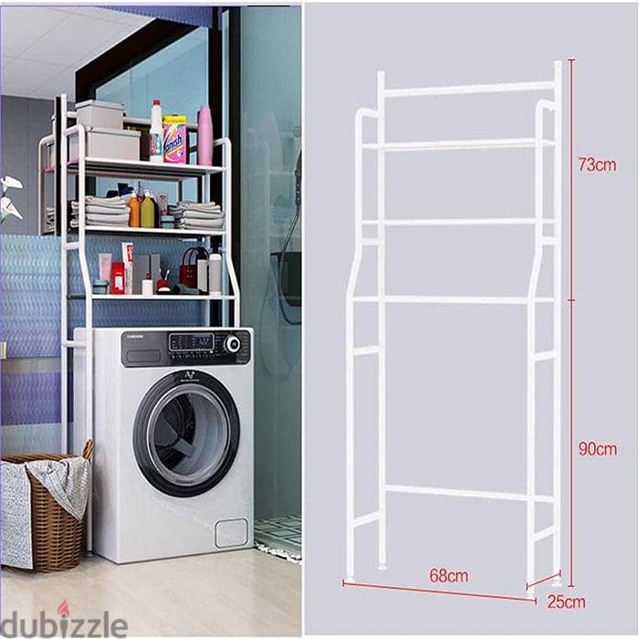 washing machine rack 3 tier full metal 1