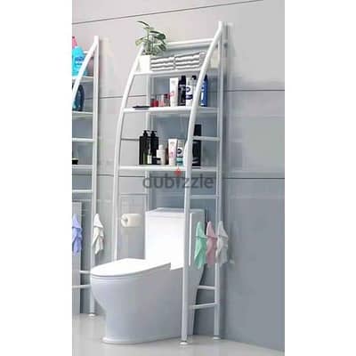 Over‑Toilet Multi‑Tier Storage Rack