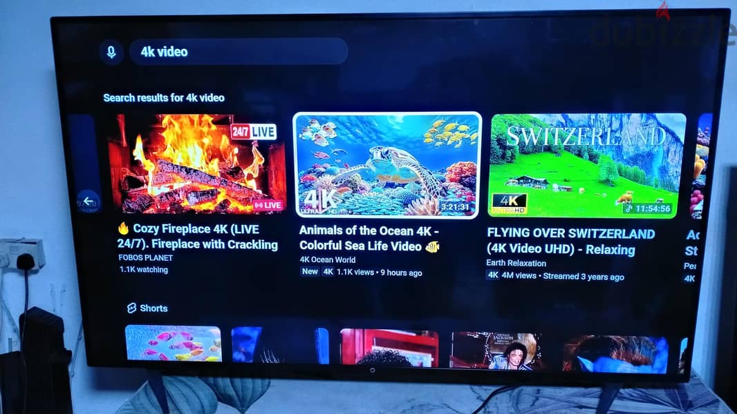 75 inch android smart TV with mi smart stick 1