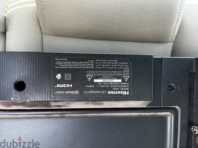 Hisense TV display broke 3