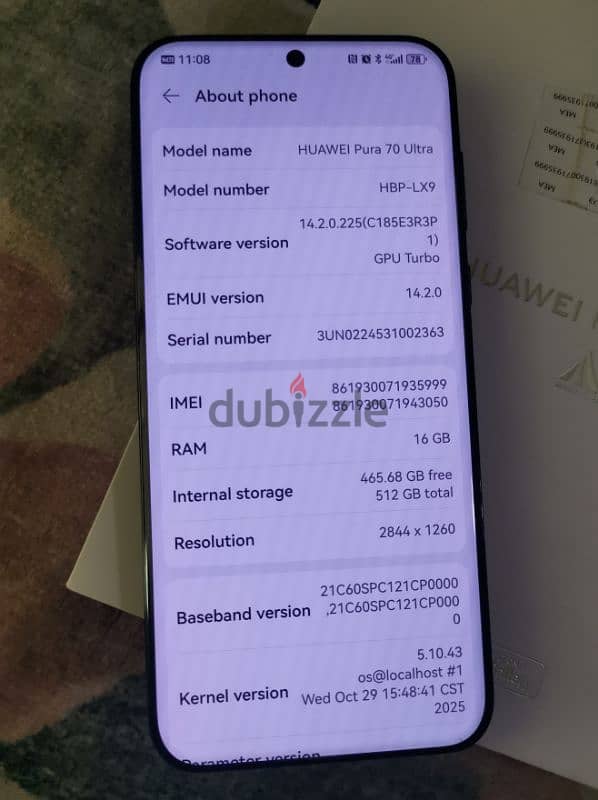 huawei pura 70 ultra normal screen scratch 2