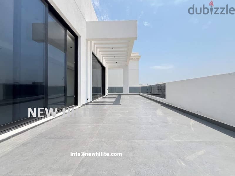 Spacious Rooftop Villa Floor for Rent in Abu Fatira 6