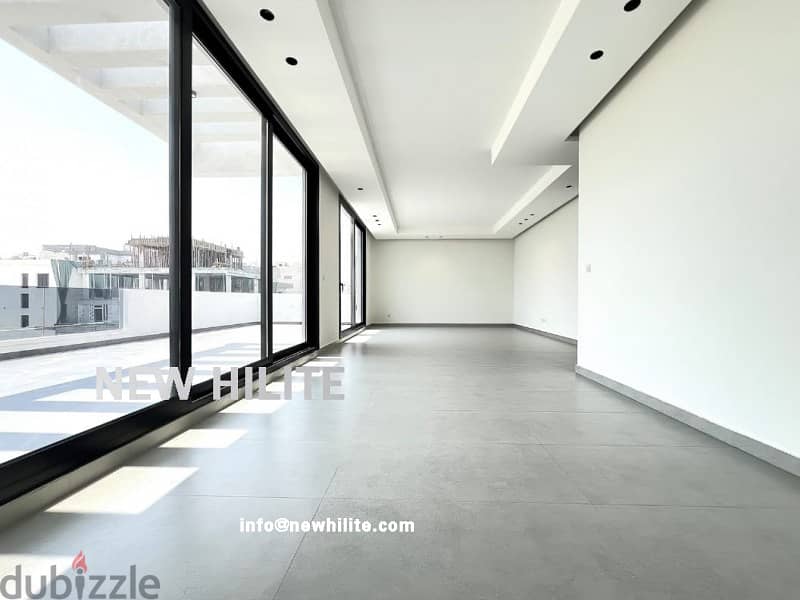Spacious Rooftop Villa Floor for Rent in Abu Fatira 7