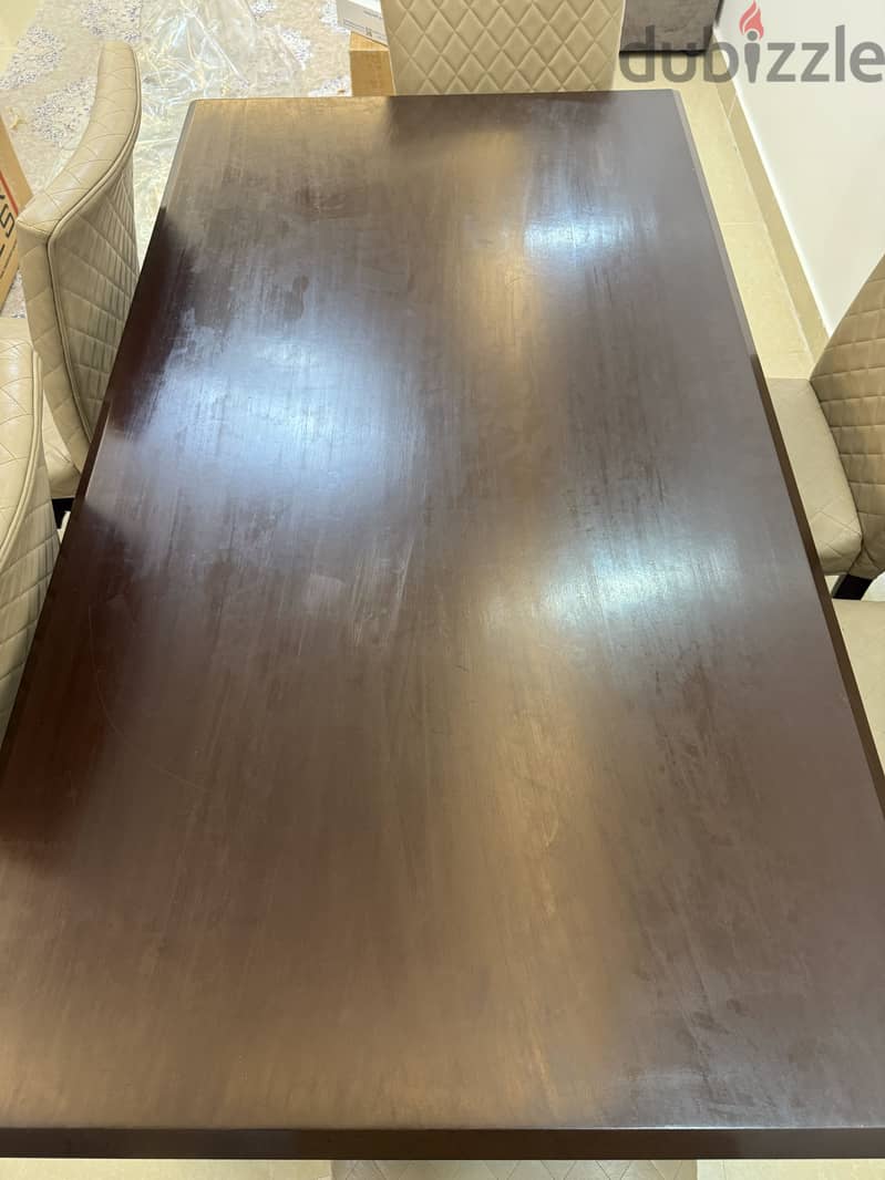 Dining table with 6 chairs 1