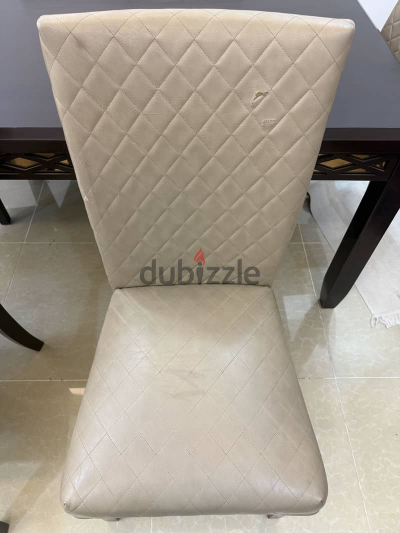 Dining table with 6 chairs 7