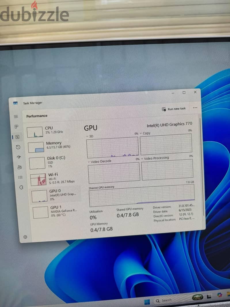 HP pavilion All-in-one Desktop 27-calxxxx itel. i7. . 12TH 1