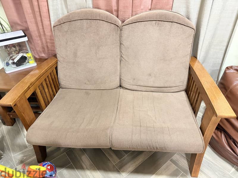 wooden sofa set 1