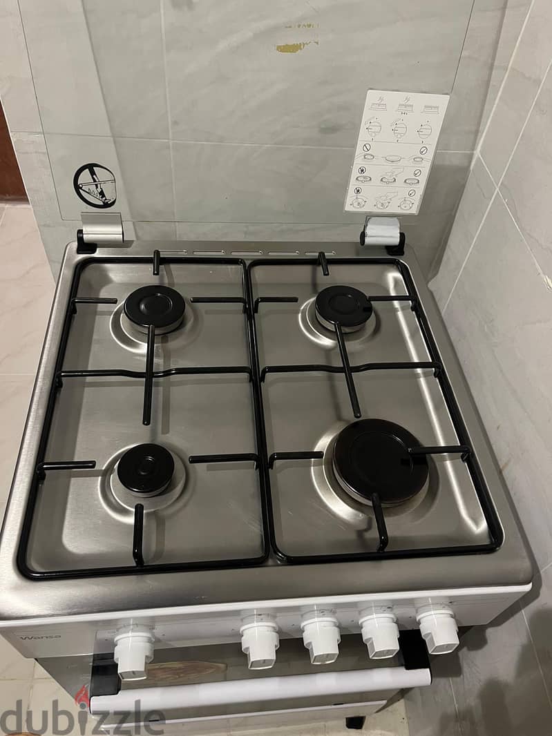 wansa 50*50 size stove 2 month used only 1