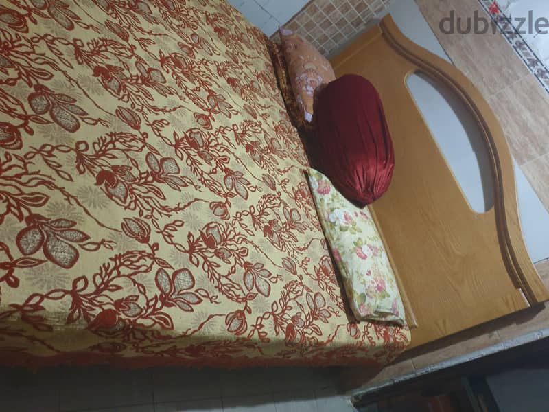 Wodden Bed Set, Cupboard, Dressing Table and Side Tables Set for Room 1