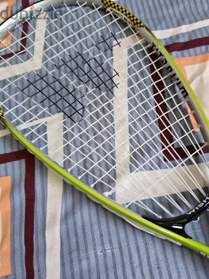 squash racket less used wish brand 1