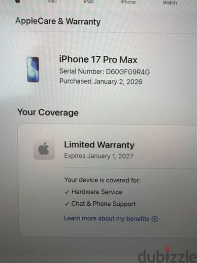 Apple iPhone 17 Pro Max 6.9" 256GB - Cosmic Orange