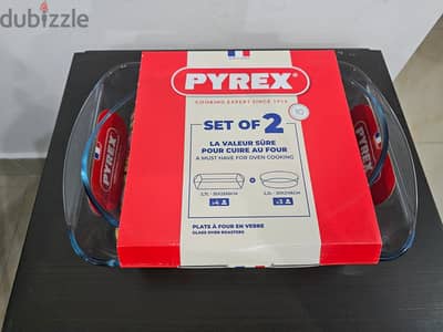 NEW PYREX 2-Piece Oven Dish Set | بايركس جديد صنع في فرنسا