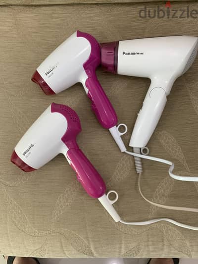 3 Hair Dryer very good same like new for sale 6 Kd all 3.