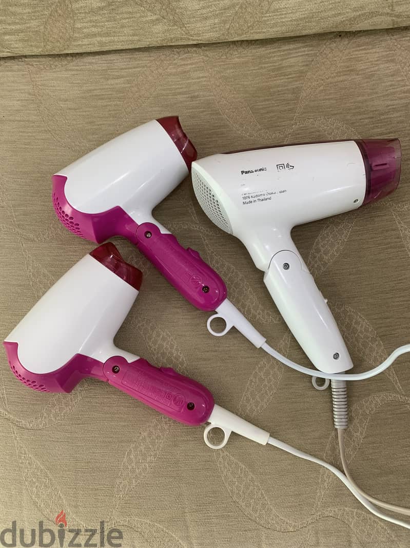 3 Hair Dryer very good same like new for sale 6 Kd all 3. 1