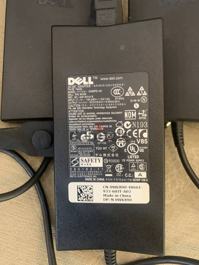 3 Original Dell Power Adapter for sale 2 kd each 1