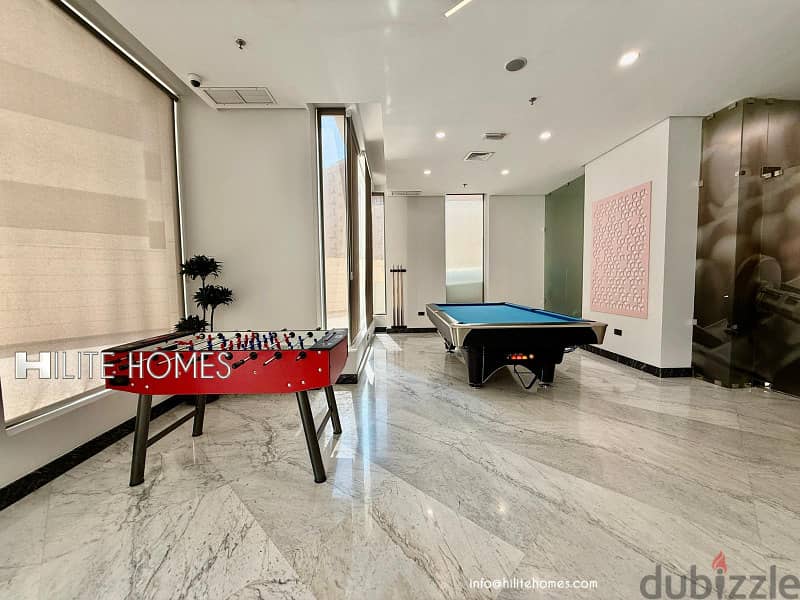 Semi Furnished one bedroom apartment for Rent in Mahboula 3