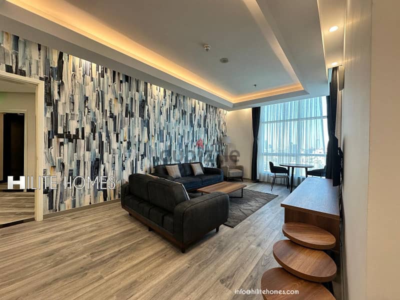 Semi Furnished one bedroom apartment for Rent in Mahboula 11
