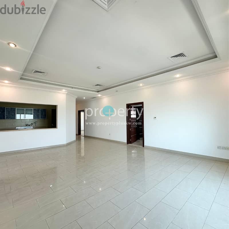 Unfurnished 3 bedroom apartments with balcony for rent in Sulaibikhat 10