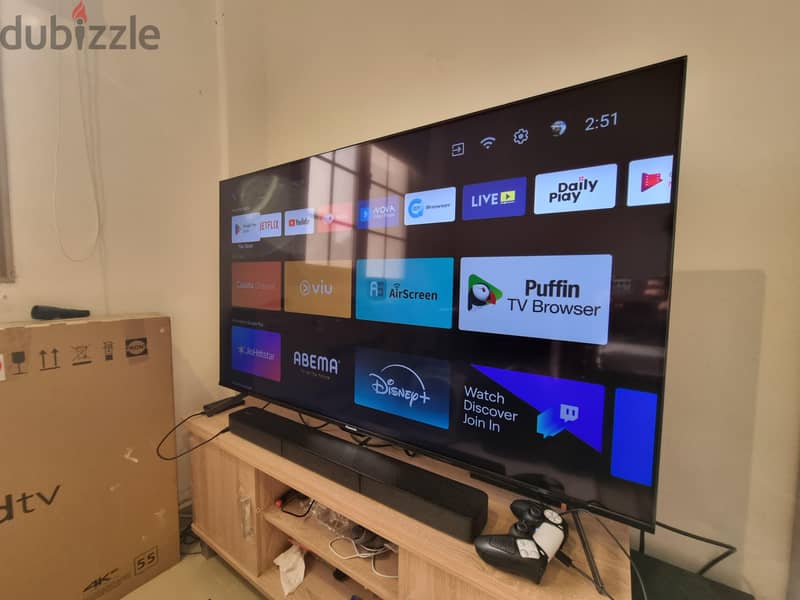 Panasonic 55inch  4k HDR Android TV 1