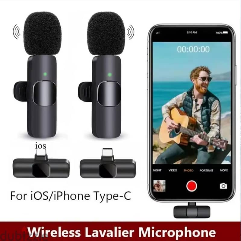 Wireless microphone for professional broadcasting and recording 1