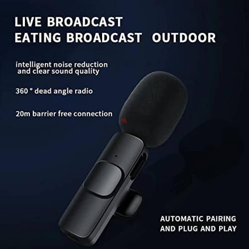 Wireless microphone for professional broadcasting and recording 3