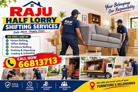 HALF LORRY TRANSPORT SHIFTING SERVICES 66 813 713