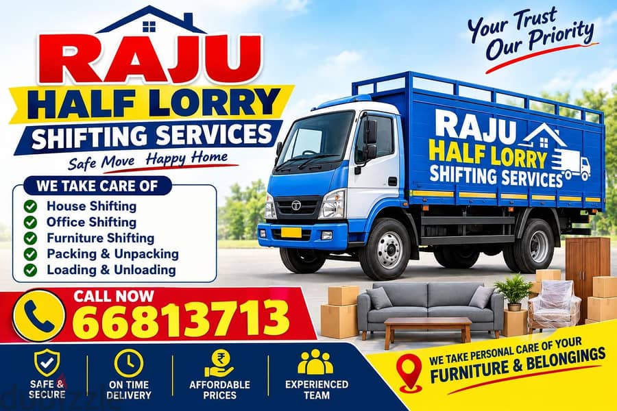 HALF LORRY TRANSPORT SHIFTING SERVICES 66 813 713 2