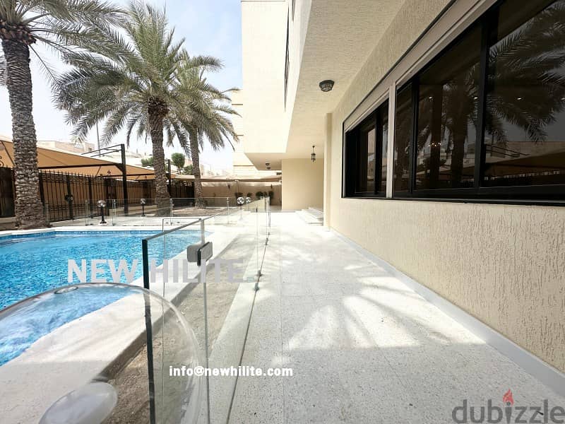 Villa with Private pool for rent in Salwa 2
