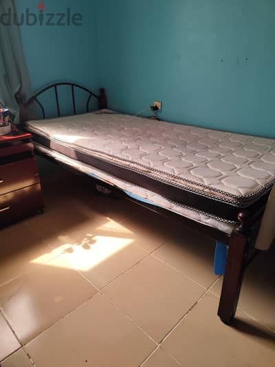 Bed and mattress