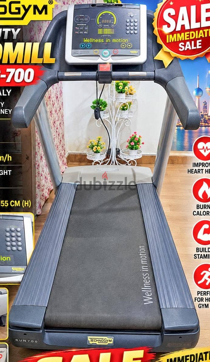 technogym heavy duty TREADMILL 1