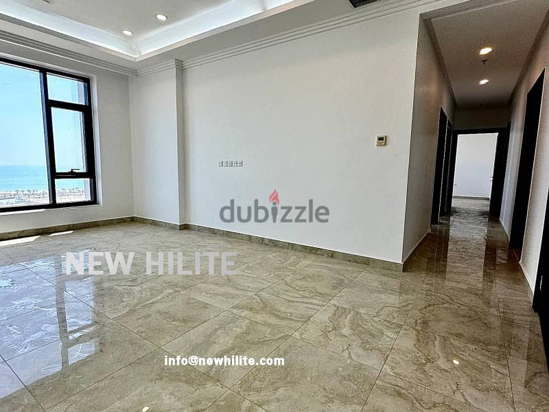 Sea View 3-Bedroom Apartment for Rent in Sabah Al Salem 1
