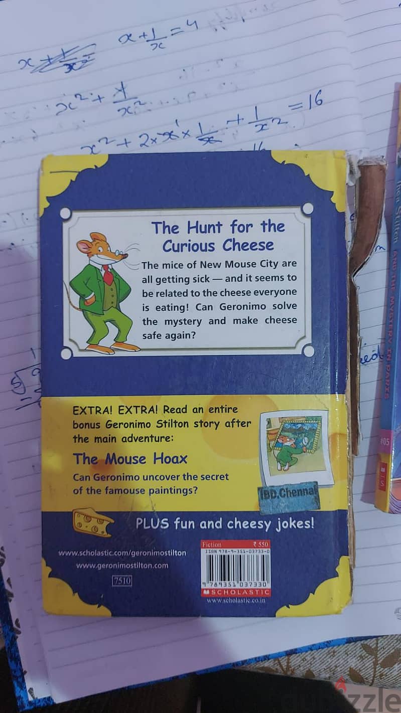 7 books used(all/seperate) each 1.5kd 8