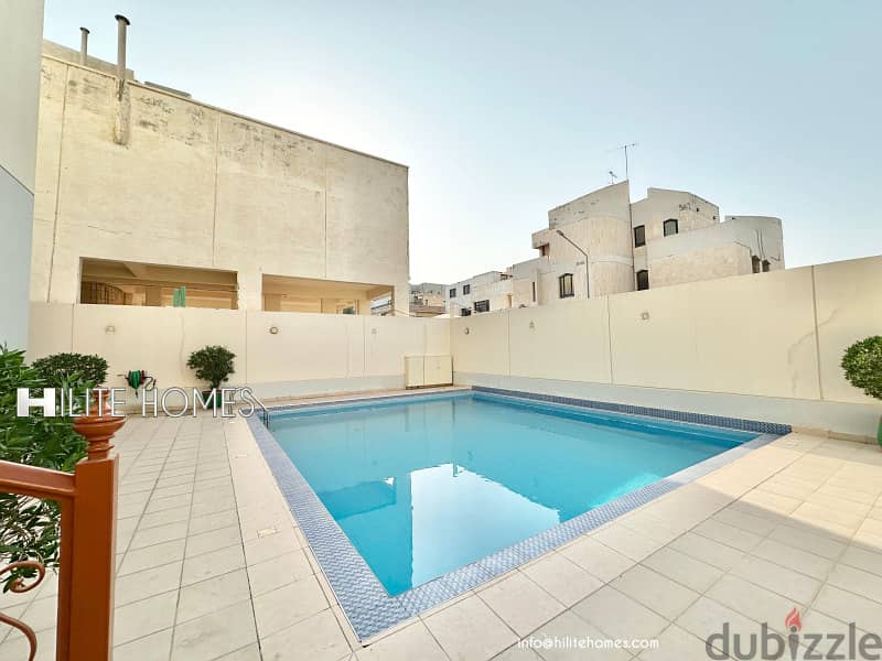Spacious Four Bedroom Floor with Balcony for Rent in Mishref 7