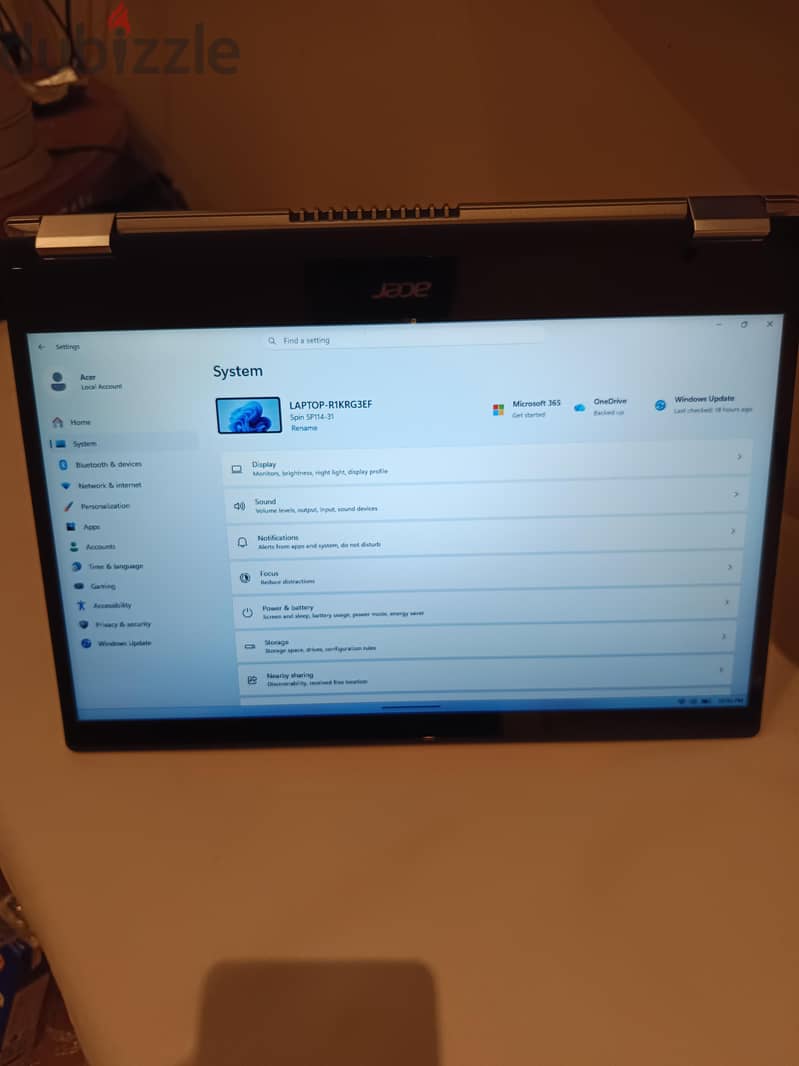 Acer spin 14 inch touch screen 360° convertible laptop 8