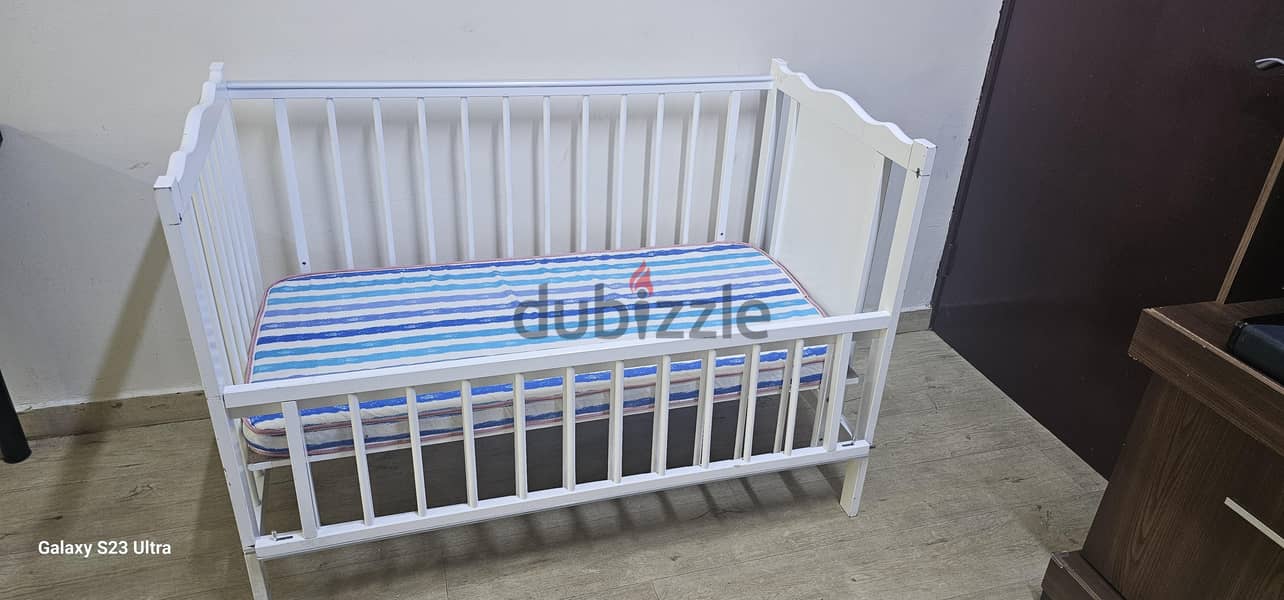 baby bed with mattress 1